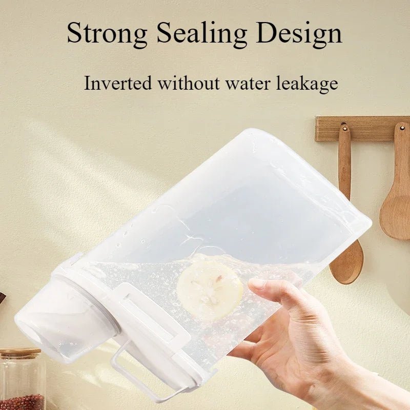 Two And Half Litres Food Grade Grain Storage Container Sealed Rice Bucket Pantry
