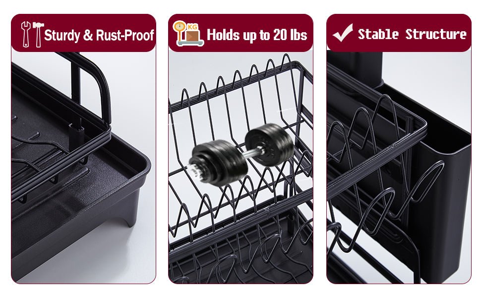 Rustproof Dish Rack for Busy Kitchens — product view 8
