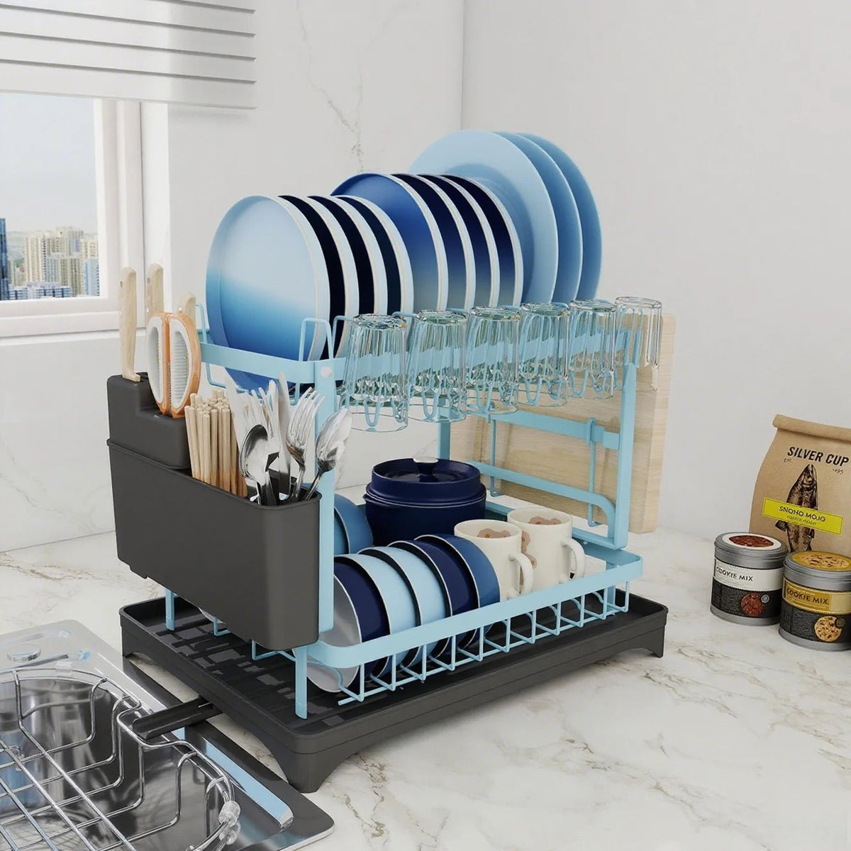 Rustproof Dish Rack for Busy Kitchens — product view 14