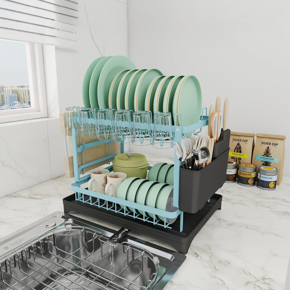 Rustproof Dish Rack for Busy Kitchens — product view 16