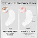 U Shape Eyelash Extension Gel Pads for Under Eye Support