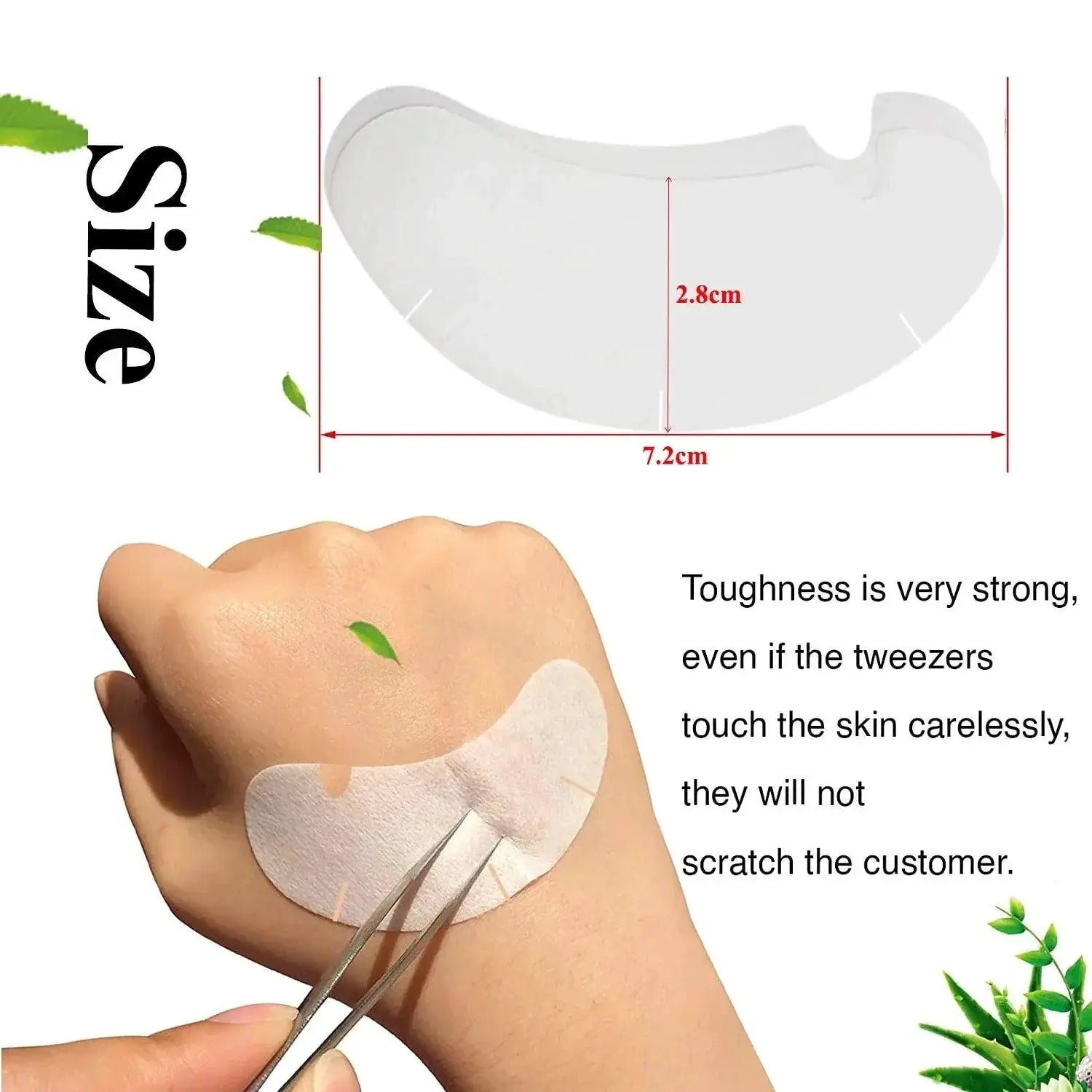 U Shape Eyelash Extension Gel Pads Under Eye Support