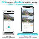 AI Tracking Outdoor PTZ Camera for Homes