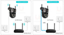 AI Tracking Outdoor PTZ Camera for Homes