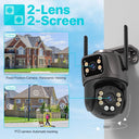 AI Tracking Outdoor PTZ Camera for Homes