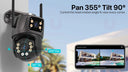 AI Tracking Outdoor PTZ Camera for Homes