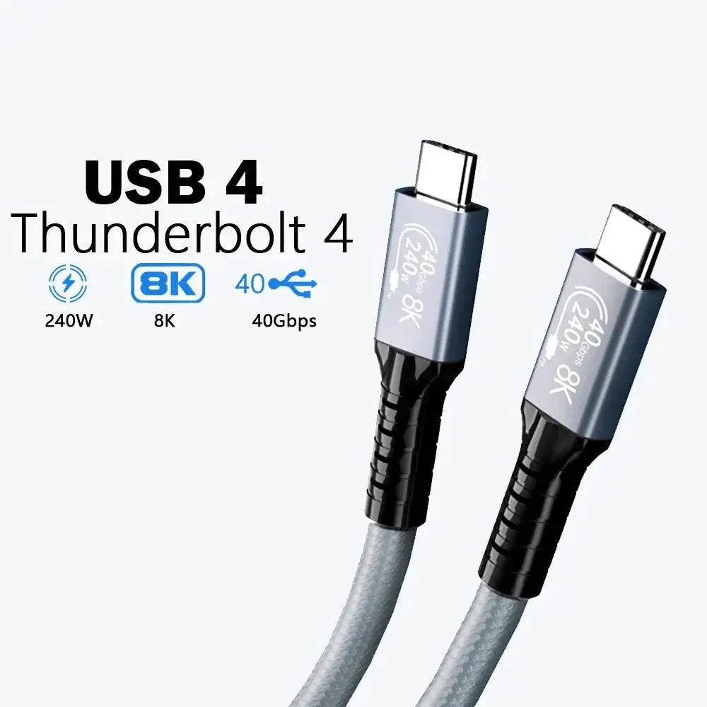 Ugourd USB4 Thunderbolt Fast Charging Cable 8K Video