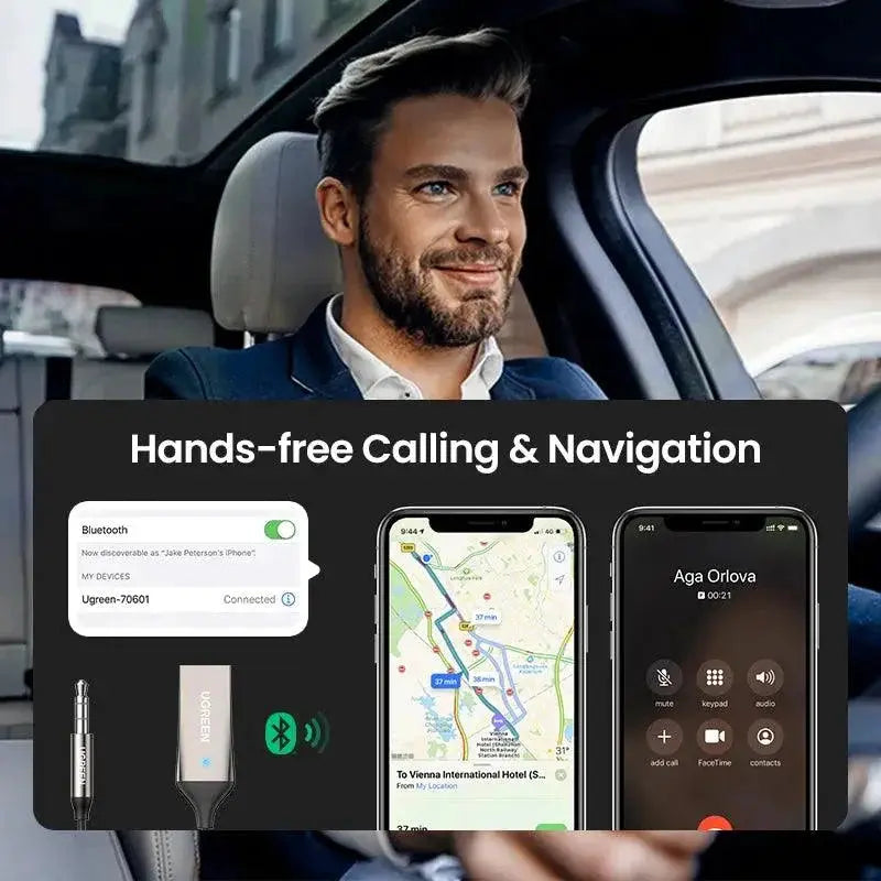 Ugreen Bluetooth Aux Adapter For Enhanced Sound Wireless