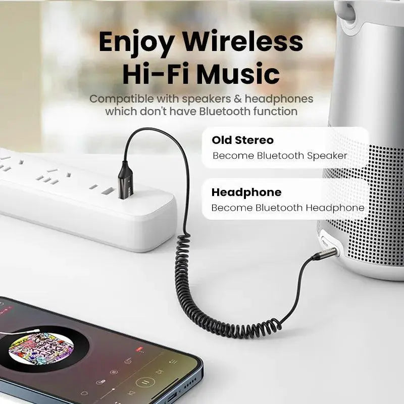 Ugreen Bluetooth Aux Adapter For Enhanced Sound Wireless