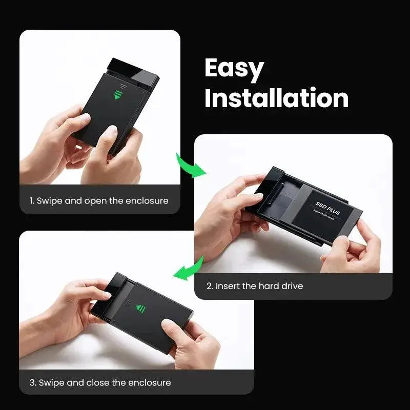 UGREEN USB 3.1 Gen 2 HDD Enclosure High Speed Transfer