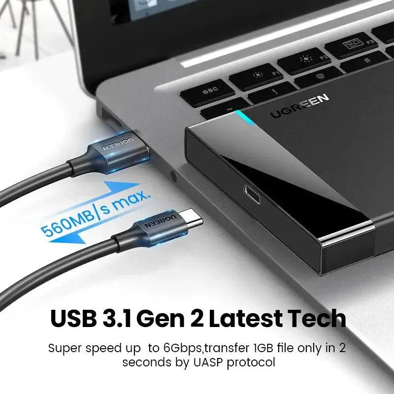 UGREEN SATA SSD USB 3.0 External Case High Speed Drive 6TB