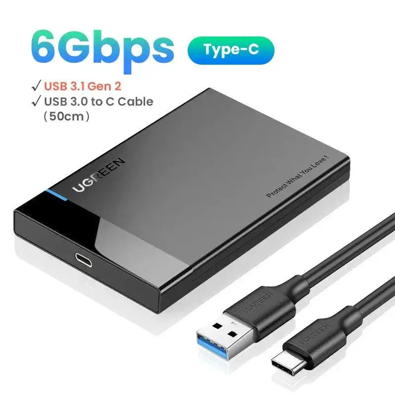 UGREEN SATA SSD USB 3.0 External Case High Speed Drive 6TB