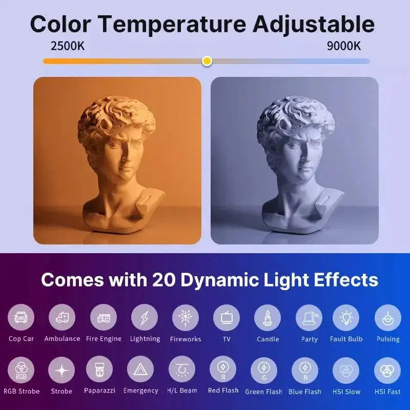Ulanzi RGB LED Wand Colorful Photography Light For Creatives