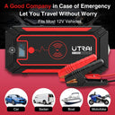 Ultimate 2500A Car Jump Starter With Wireless Charging Device