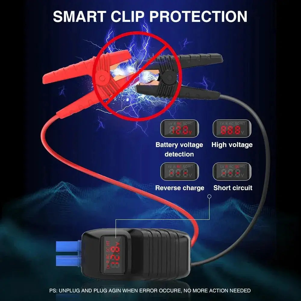 Ultimate 2500A Car Jump Starter With Wireless Charging