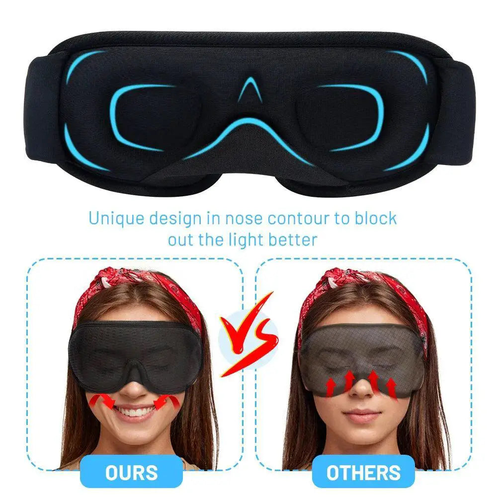 Ultimate 3D Memory Foam Sleep Mask For Deep Rest Blackout