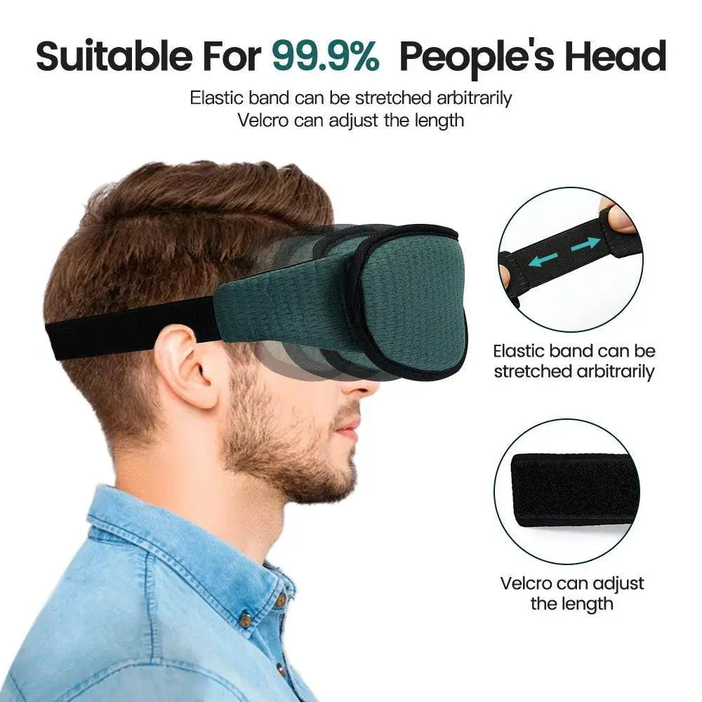 Ultimate 3D Memory Foam Sleep Mask For Deep Rest Blackout