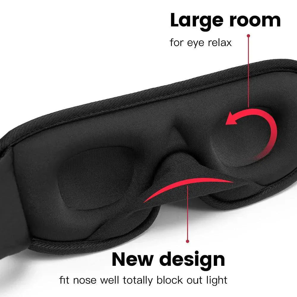 Ultimate 3D Memory Foam Sleep Mask For Deep Rest Blackout