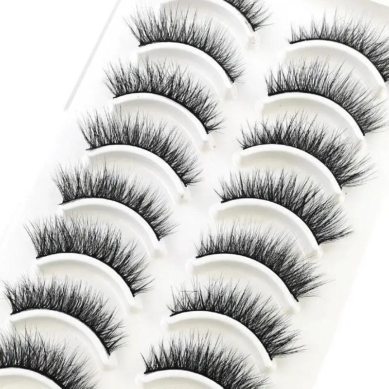 Mink Eyelashes Set For Natural Long Glamour — product view 8