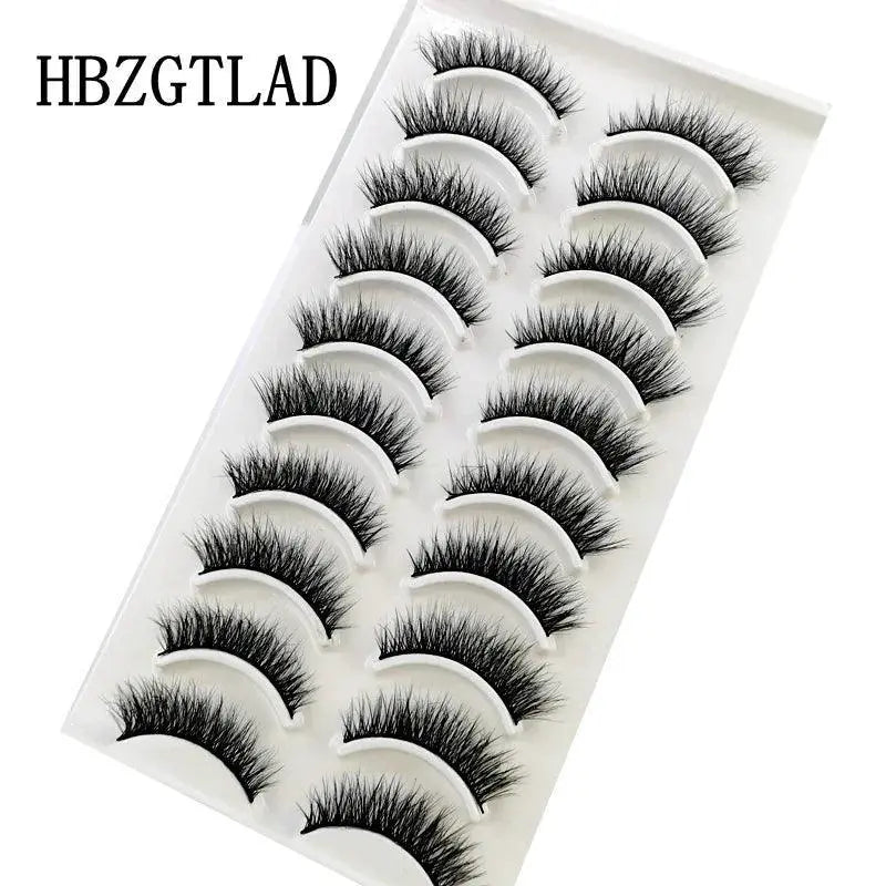 Ultimate 3D Mink Eyelashes Set For Natural Long Glamour