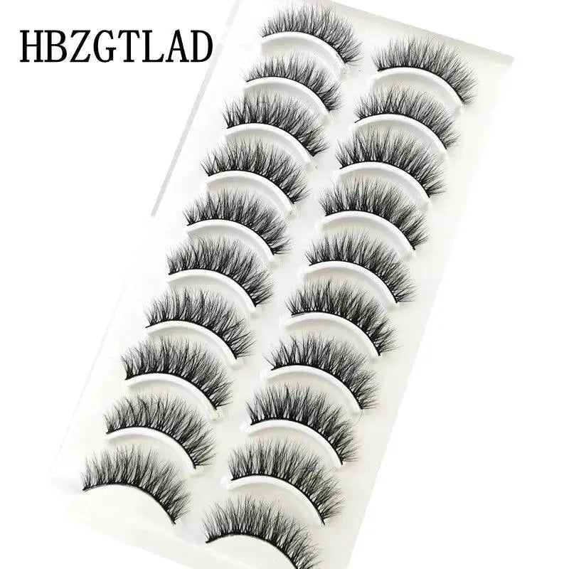 Ultimate 3D Mink Eyelashes Set For Natural Long Glamour