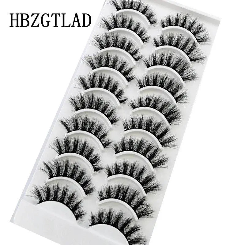 Ultimate 3D Mink Eyelashes Set For Natural Long Glamour