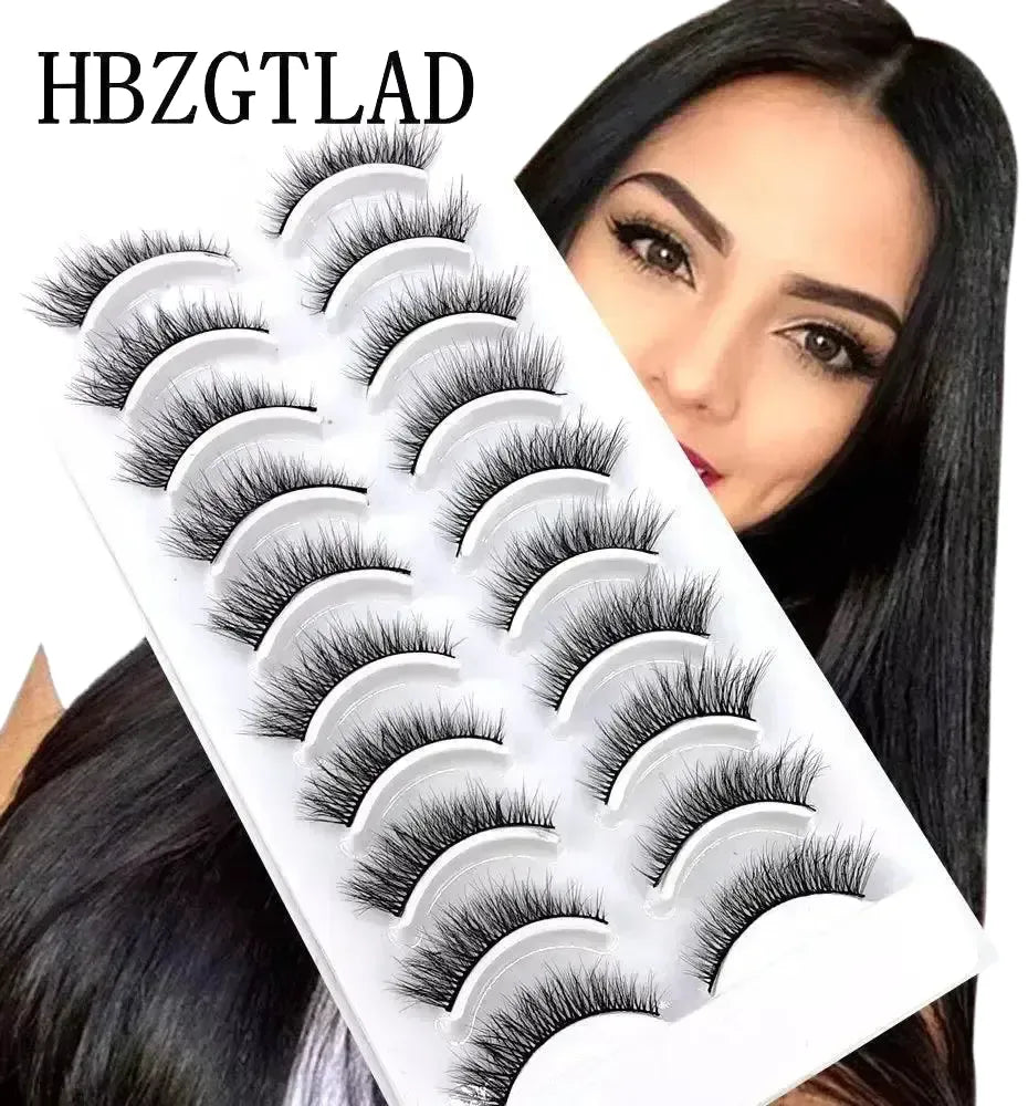 Mink Eyelashes Set For Natural Long Glamour — product view 1