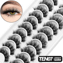 Ultimate 5D Fluffy Mink Lashes Dramatic Wispy Volume