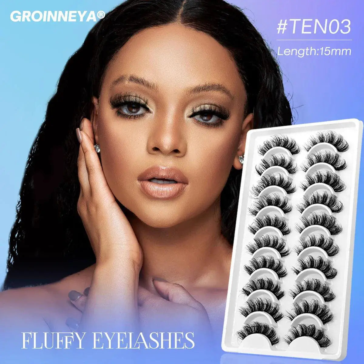 Ultimate 5D Fluffy Mink Lashes Dramatic Wispy Volume