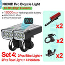 Ultimate 8-6 LED Bicycle Lighting System USB Rechargeable