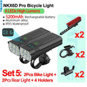 Ultimate 8-6 LED Bicycle Lighting System USB Rechargeable