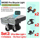Ultimate 8-6 LED Bicycle Lighting System USB Rechargeable