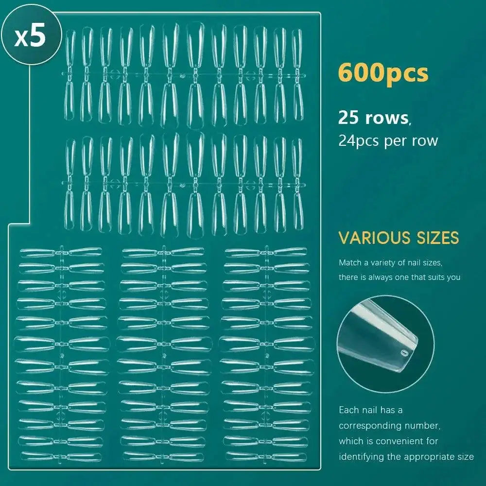Ultimate Acrylic False Nail Kit for Stunning Nail Art