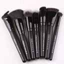 Ultimate Black Beauty Brush Set for Flawless Makeup Finish