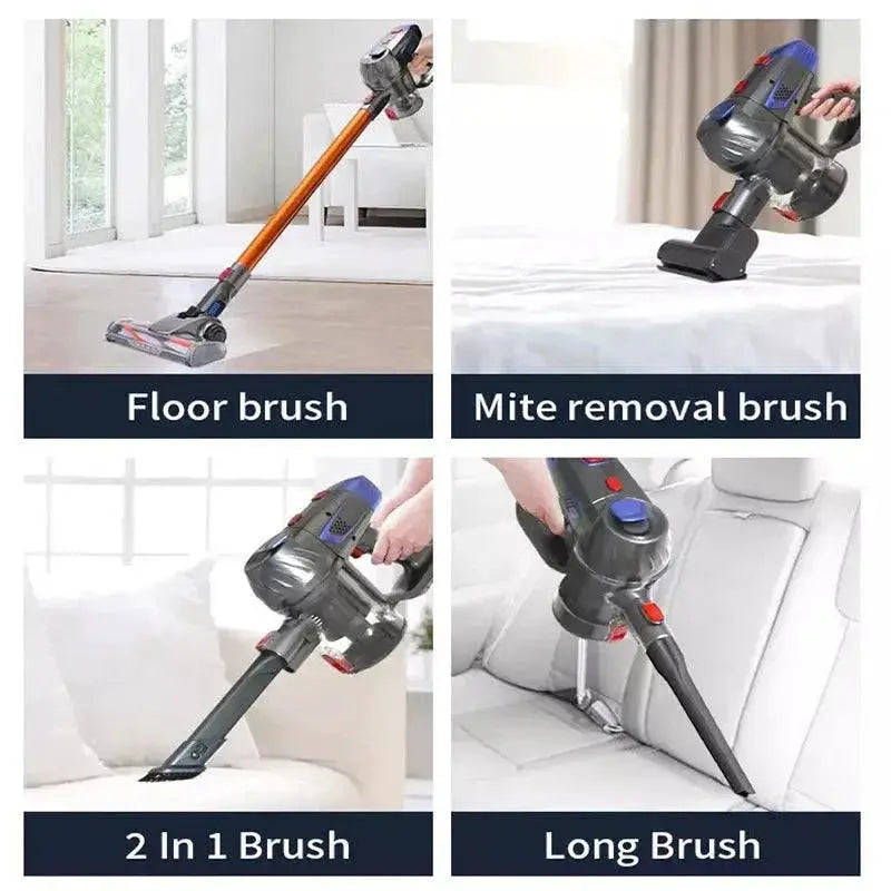 Ultimate Cordless Handheld Vacuum Cleaner LED Light