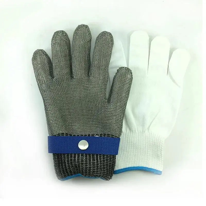 Ultimate Defense Cut Resistant Steel Mesh Safety Gloves