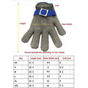 Cut-Resistant Steel Mesh Gloves for Work