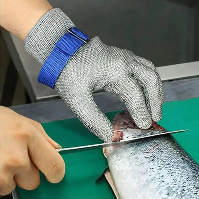 Ultimate Defense Cut Resistant Steel Mesh Safety Gloves
