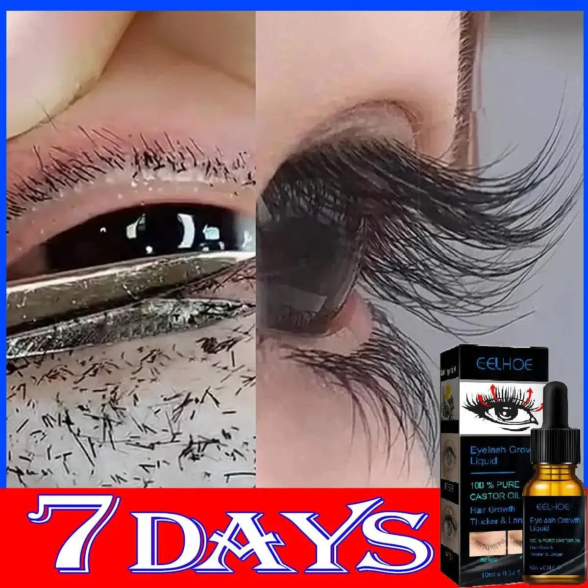 Eyelash and Eyebrow Growth Serum for Lusher Lashes