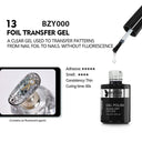 Ultimate Gel Nail Art Kit Matte Velvet Blossom Foil Set