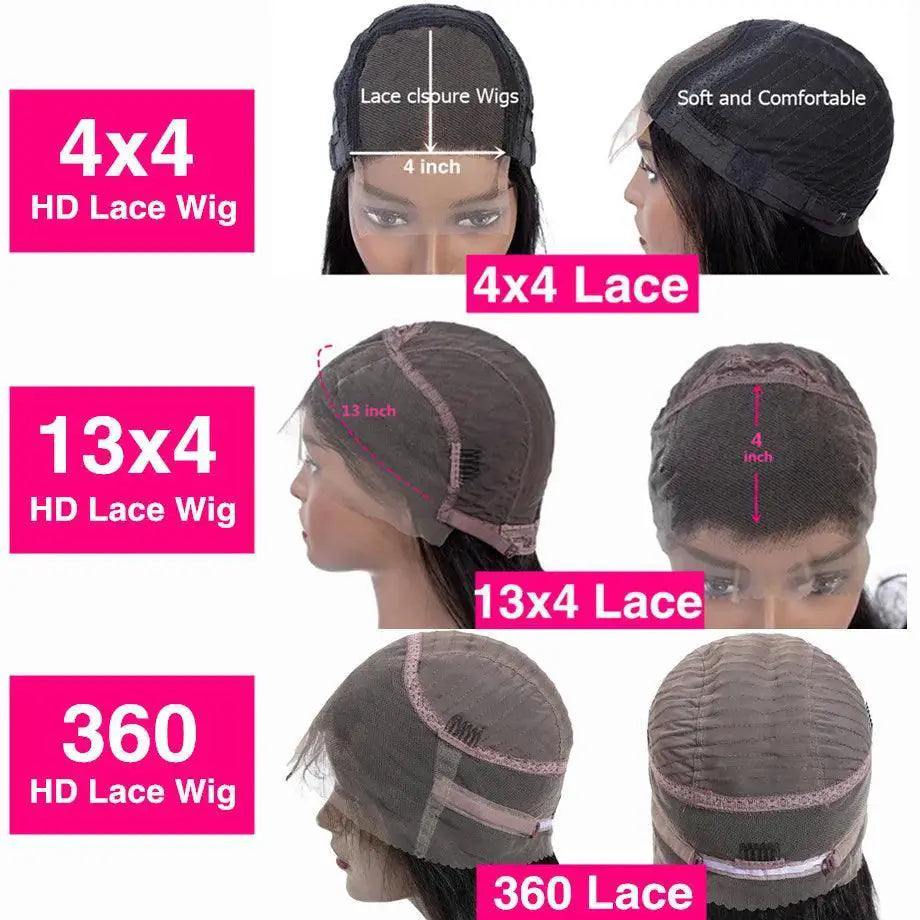 Ultimate HD Lace Frontal Wig 30 - 34 Inch Straight Remy Hair