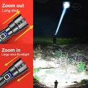 LED Tactical Flashlight Super Bright USB Rechargeable