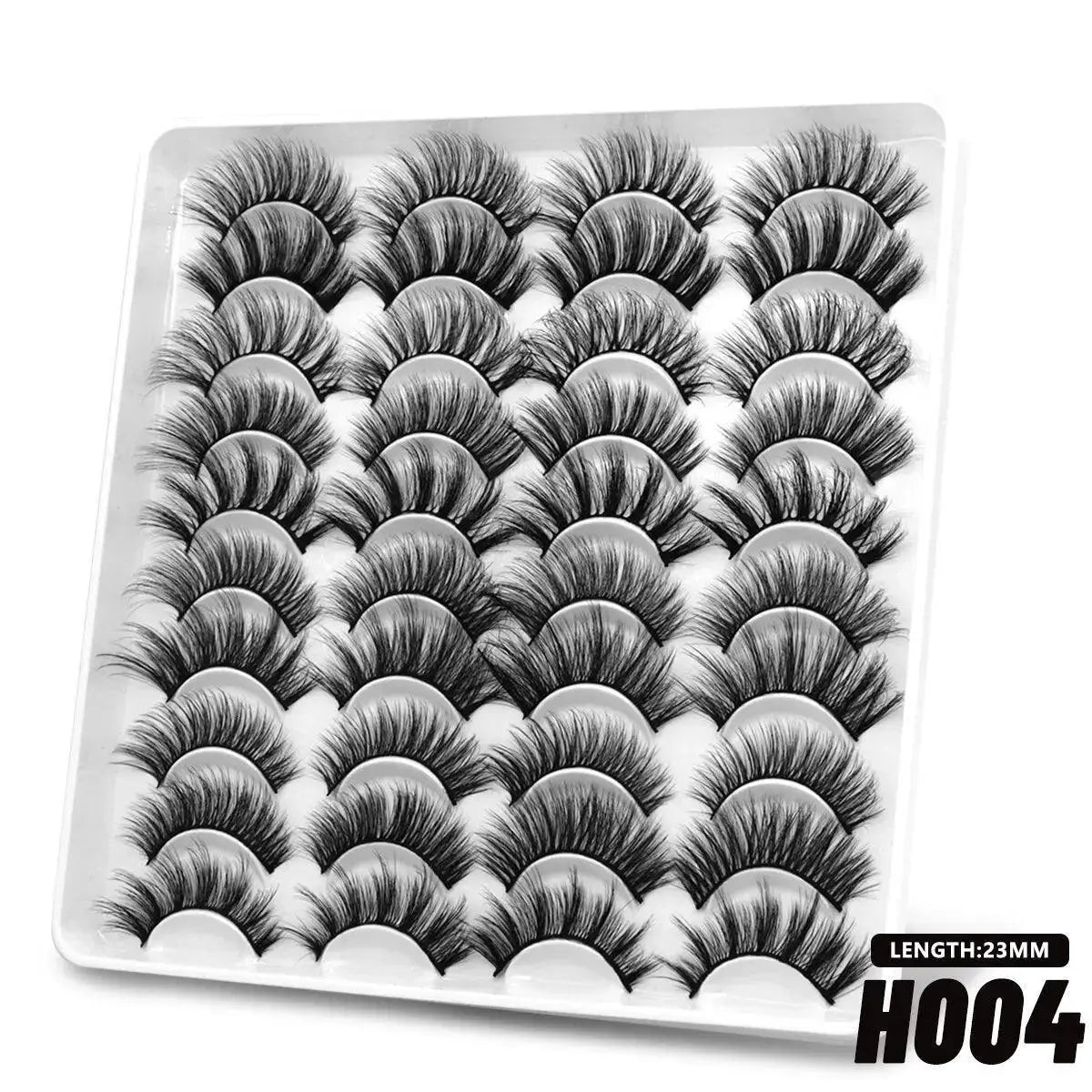 Ultimate Luxury 3D Mink False Eyelashes Set 20 Pairs