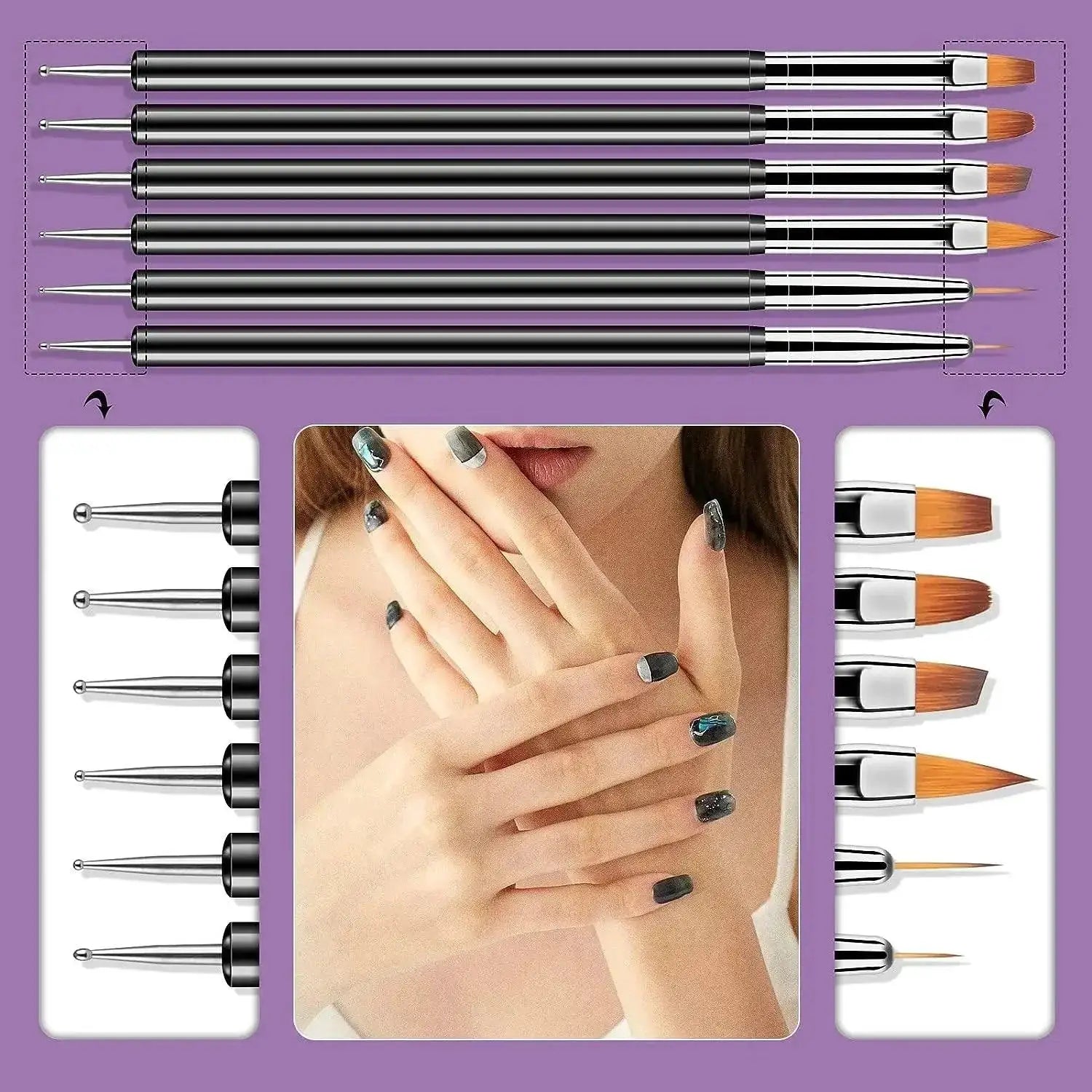 Ultimate Nail Art Brush Set For Perfect Manicures Everyday