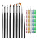 Pro Nail Art Brush Set for Fine Lines