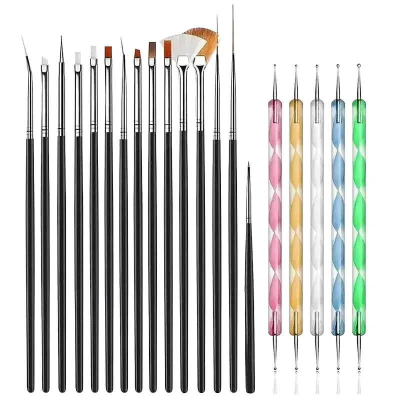 Nail Art Brush Set For Creative Designs Kit Pro Edition — product view 1