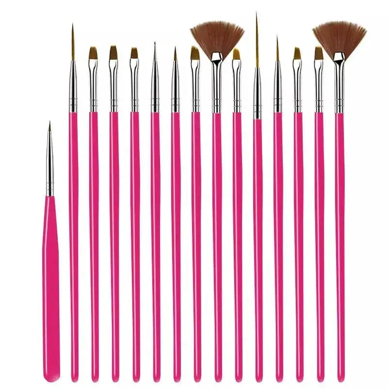 Nail Art Brush Set For Creative Designs Kit Pro Edition — product view 12