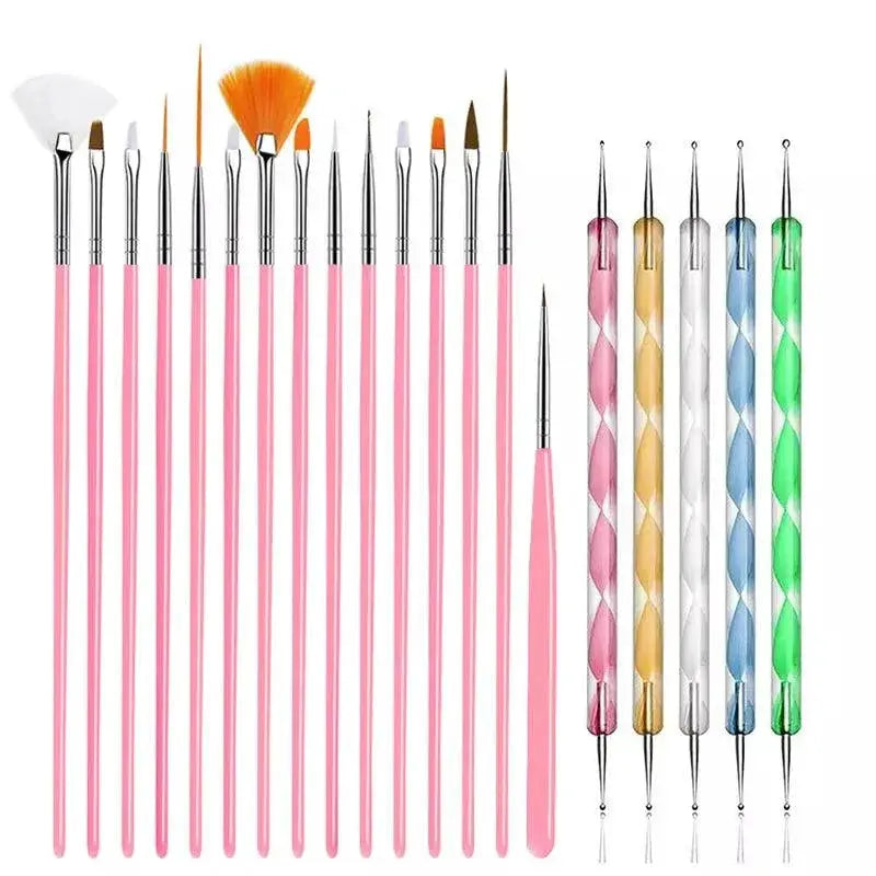 Nail Art Brush Set For Creative Designs Kit Pro Edition — product view 9