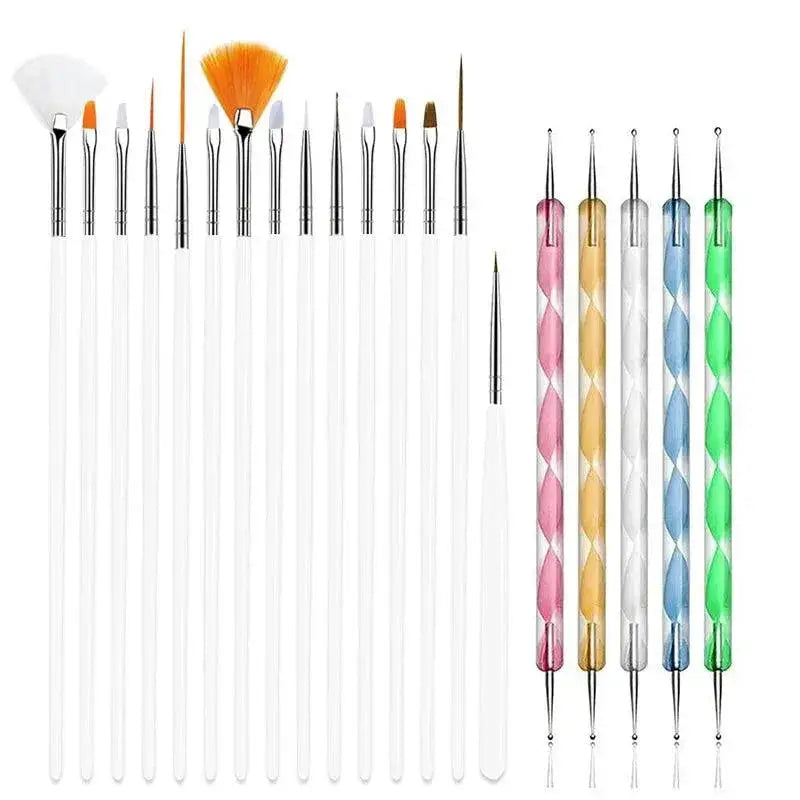 Nail Art Brush Set For Creative Designs Kit Pro Edition — product view 10