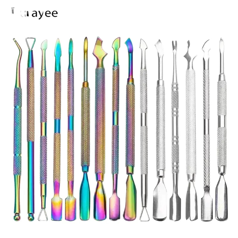 Nail Care Kit With Cuticle Pusher And Gel Remover — product view 1